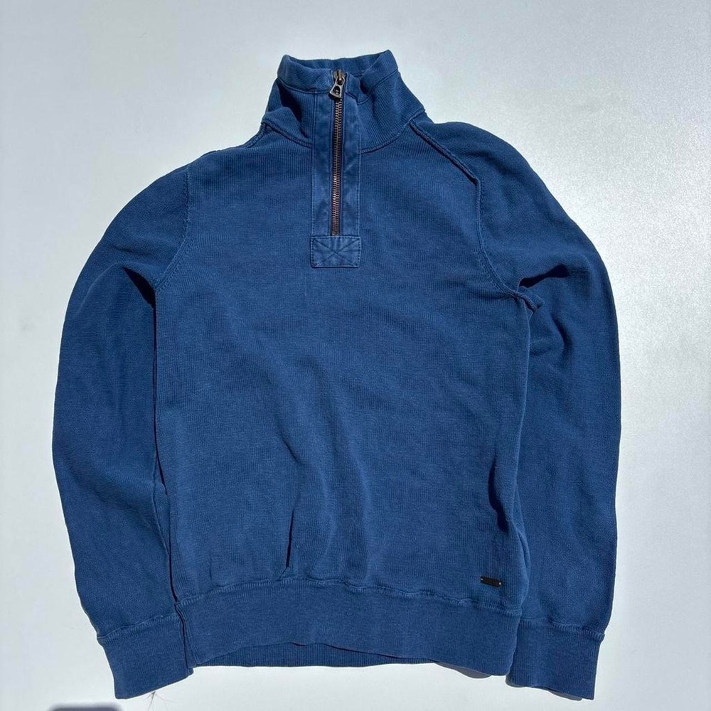 Blue Hugo Boss Knit‎ Quarter Zip - S
